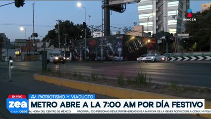 Reporte vial: Así luce esta mañana en Av. Patriotismo y Viaducto