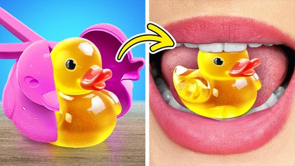 😂 The weirdest candy hack ever — would YOU dare try it? 🦄 Drop a 😱 if yes!