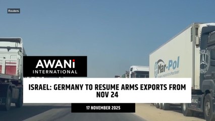Israel: Germany to resume arms exports from Nov 24