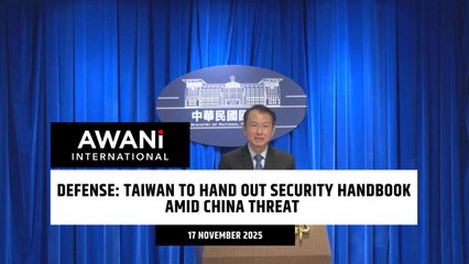 Defense: Taiwan to hand out security handbook amid China threat