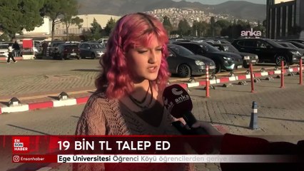 Ege Üniversitesi Öğrenci Köyü depremzede öğrencilerden geriye dönük kira istedi