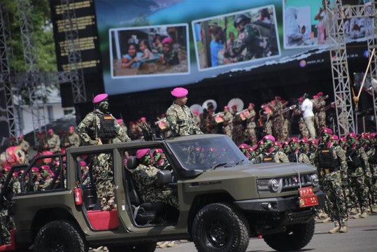 Panglima TNI Pimpin Upacara HUT ke-80 Korps Marinir
