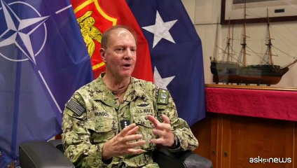 Amm. Munsch: su Mediterraneo l'Italia e la Nato lavorano insieme