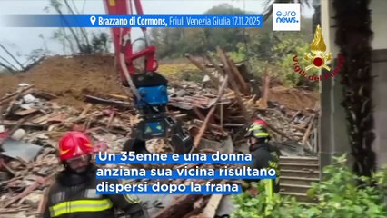 Maltempo in Friuli Venezia Giulia, frana travolge una casa: almeno un morto