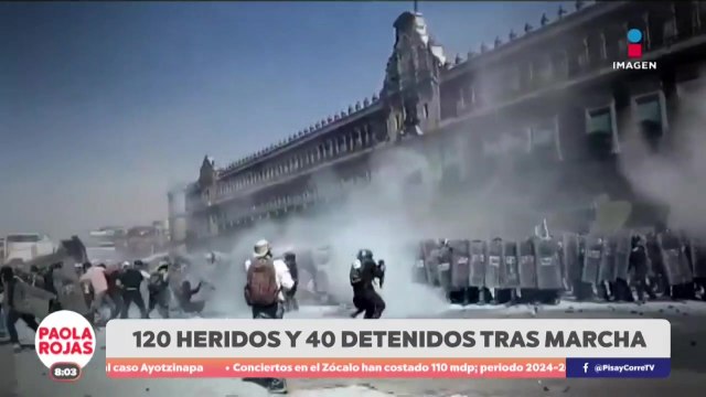 Marcha de la Generación Z dejó un saldo de 120 heridos y 40 detenidos | DPC con Paola Rojas