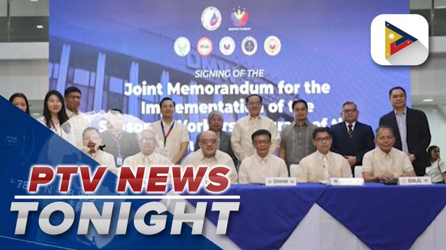 PH, South Korea ink MOA on seasonal workers program