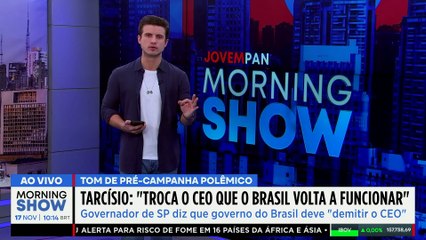 Tarcísio defende DEMISSÃO do CEO do Brasil e celebra “fim” da CRACOLÂNDIA