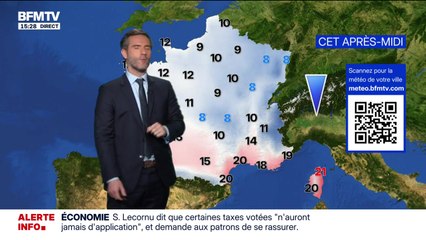 La météo pour ce mardi 18 novembre 2025