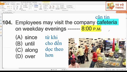 Giải ETS 2023 Test 8 Part 5 6