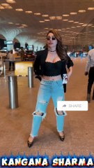 Bollywood Actress Kangana Sharma Beauty's at Airport 🥰