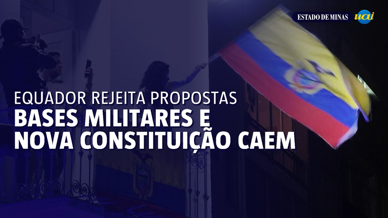 Equatorianos rejeitam bases militares e nova Constituição