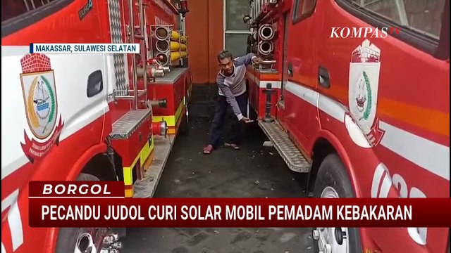 Residivis Pecandu Judol Nekat Curi Solar Mobil Pemadam Kebakaran