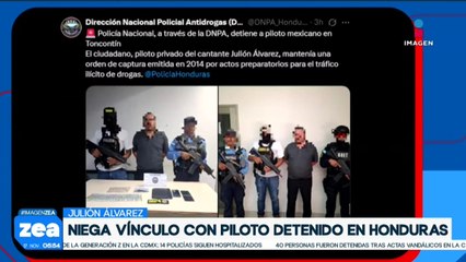 Julión Álvarez niega vínculo con piloto mexicano detenido en Honduras