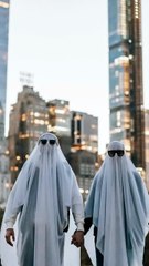 Two Boys Seen Wearing Ghost Costumes on Road — Drivers Shocked by Unexpected Night Moment!