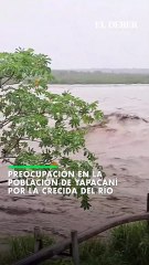 Preocupación en la población de Yapacaní por la crecida del río