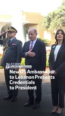 New US Ambassador to Lebanon Presents Credentials to President
