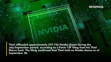 Peter Thiel Dumps Entire Nvidia Stake, Slashes Tesla Holdings As Fears Of An AI Bubble Grow, Shifts Billions Toward These 2 Mag 7 Stocks