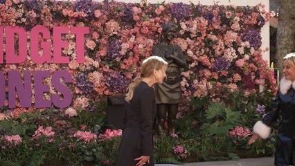 Renée Zellweger unveils Bridget Jones statue in Leicester Square