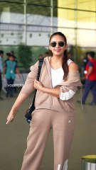huma qureshi spotted at the airport