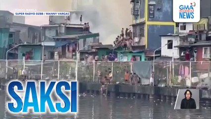 30 bahay sa Tondo, nasunog; mga residente, tulong-tulong para mag-igib ng tubig sa estero | Saksi