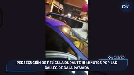 Persecución de película durante 15 minutos por las calles de Cala Ratjada