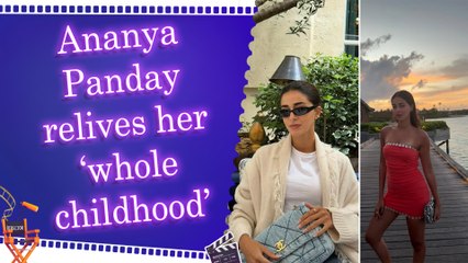 Ananya Panday takes a trip down memory lane with nostalgic childhood post