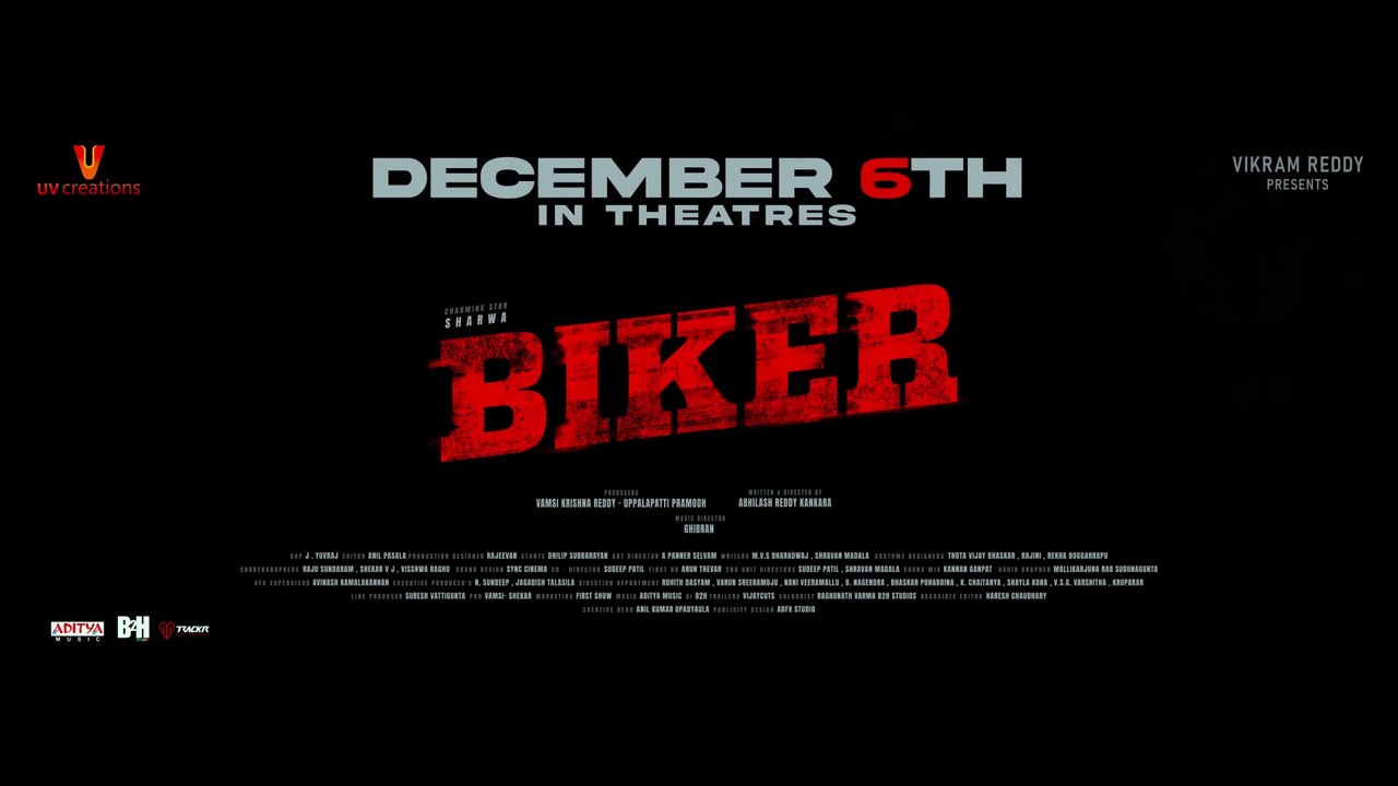 Biker First Lap - The Glimpse (Tamil) ｜ Sharwanand ｜ Dr Rajashekhar ｜ Malvika Nair ｜ Abhilash Reddy