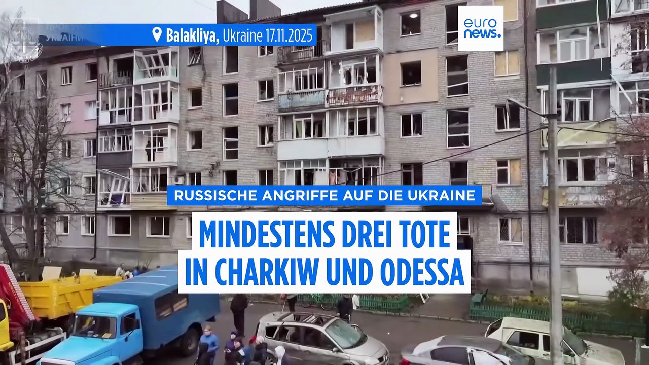 Angriffe auf Energieinfrastruktur: Drei Menschen in der Region Charkiw getötet