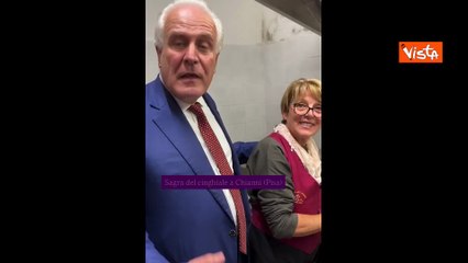 Giani tra le cuoche della Sagra del Cinghiale di Chianni: Questa è l'autenticità della Toscana