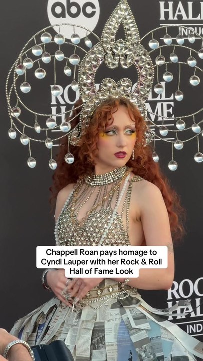 Chappell Roan Channels Cyndi Lauper at the Rock & Roll Hall of Fame