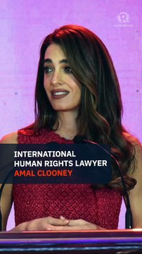 Amal Clooney calls on Philippines to decriminalize libel
