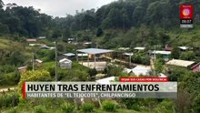Habitantes de El Tejocote huyen tras fuertes enfrentamientos en Chilpancingo