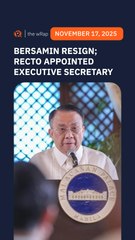 Bersamin, Pangandaman resign; Recto appointed executive secretary