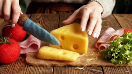 You Won’t Believe This Snack Is Made of Felt… 🍳🥓 | The Most Satisfying ASMR Ever