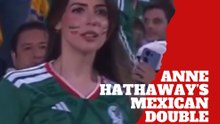 Anne Hathaway’s Mexican doppelgänger stuns the internet