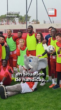 Pogba et les joueurs de l’AS Monaco font rêver de jeunes collégiens en situation de handicap dans une émission de BeIn