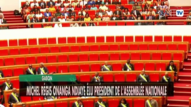 [#Reportage] Gabon : Michel Régis Onanga Ndiaye élu président de l’Assemblée nationale