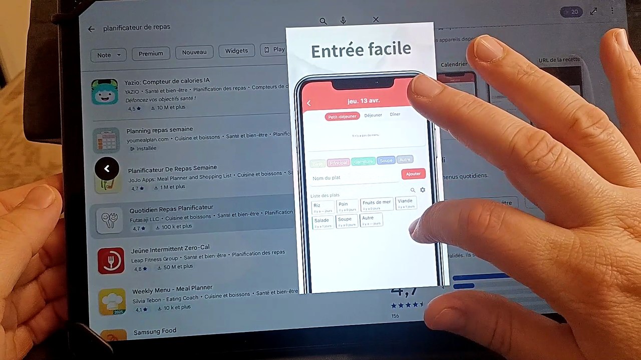 Planificateur de repas