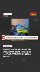 Viviendas inundadas en Samaipata tras intensas lluvias: vecinos claman apoyo