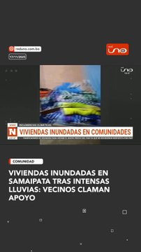 Viviendas inundadas en Samaipata tras intensas lluvias: vecinos claman apoyo