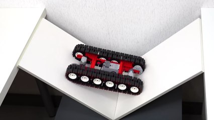 5 Lego Tracked Vehicles vs Obstacles