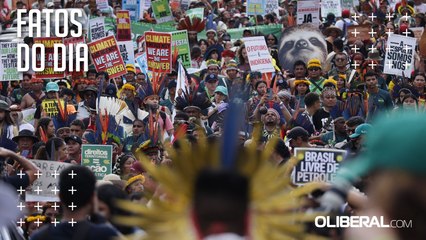 COP 30: povos originários e ativistas pela terra participam da Marcha Global Indígena em Belém
