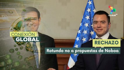 Los ecuatorianos dicen no a entregar el territorio a EE. UU.