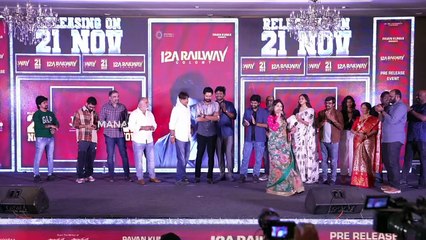 Actor Allari Naresh Superb Speech @ 12A Railway Colony Pre-Release Event