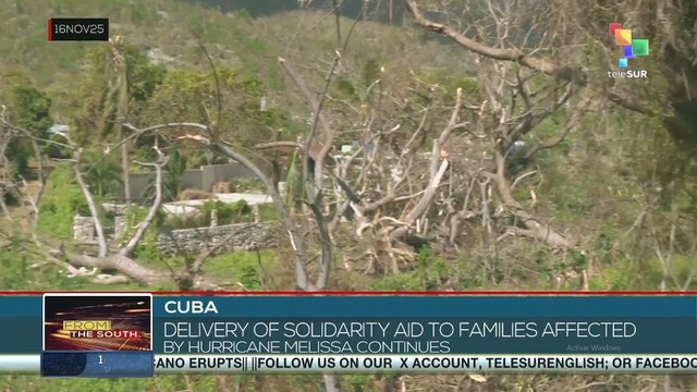 Cuba, delivery of solidarity aid to families affected by hurricane Melissa continues