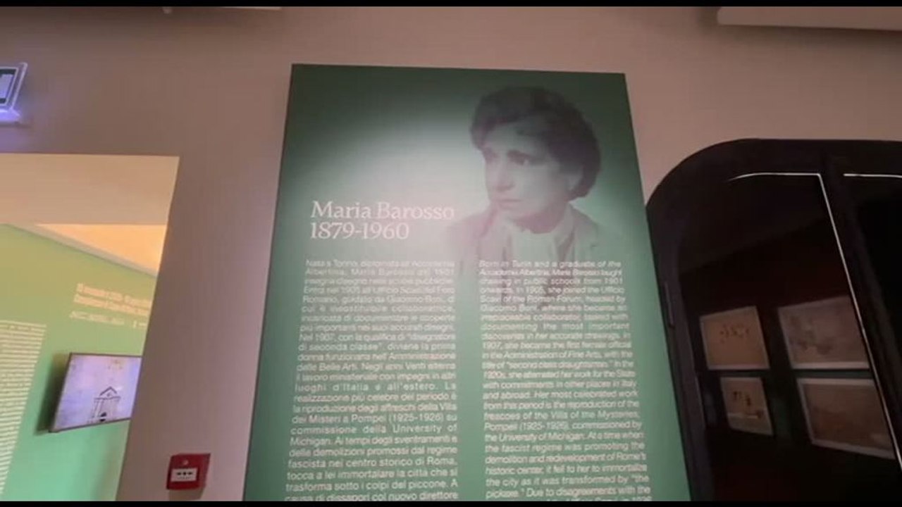 Maria Barosso: due mostre sulla donna che disegnò i Fori e l'Appia