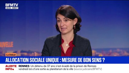 Allocation sociale unique: "Je n'ai pas confiance du tout, le gouvernement veut faire des économies budgétaires sur le dos des ménages les plus modestes", déclare Aurélie Trouvé, députée LFI