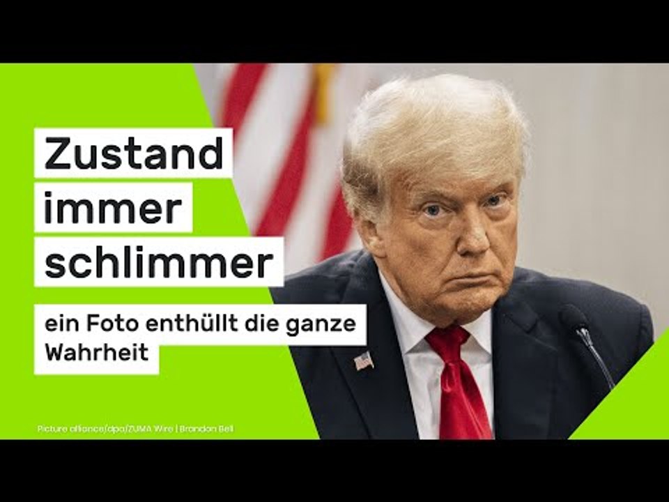 Donald Trump: Zustand immer schlimmer - ein Foto enthüllt die ganze Wahrheit