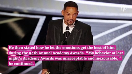 Will Smith Apologizes For Slapping Chris Rock At The Oscars