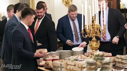 Late-Night Hosts Poke Fun at Donald Trump's Fast Food Buffet | THR News